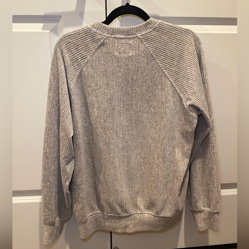Aritzia Wilfred Free Emery Sweater Heather Oatmeal Sz S - Picture 3 of 5